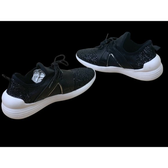 Forever Women's Athletic Black Glitter Slip-On Sneaker Casual Shoe Size 8 - Picture 5 of 10